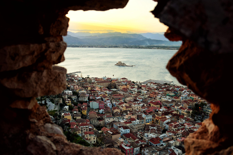 Corinth Canal Cruise, Epidaurus, and Nafplio Private Tour Canal views and photo stop, Mycenae, Epidaurus and Nafplio