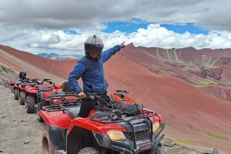 From Cuzco: Vinicunca & Red Valley Off-Road Adventure Red Valley and Rainbow Mountain Tour (Quad doble).