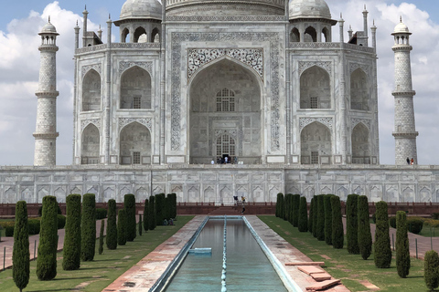 From Delhi: Agra Day Trip with Taj Mahal and Agra FortAC Car and Tour Guide Service Only