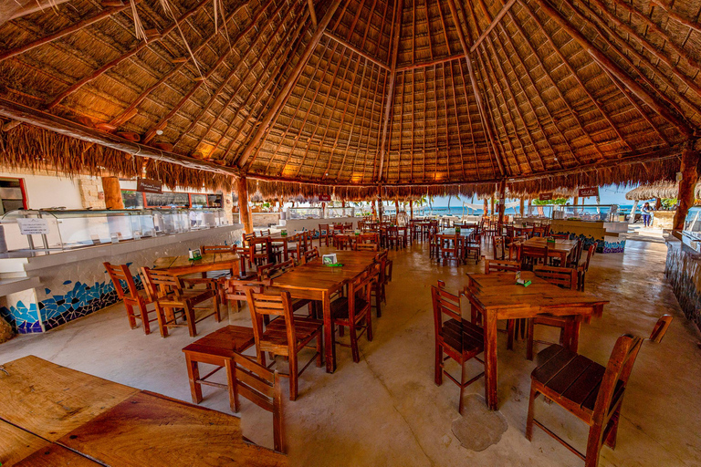 Isla Mujeres Catamaran, Snorkel & Buffet Lunch Catamaran & Round trip transportation