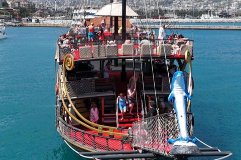 Alanya: Romantic Boat Tour with Lunch and Drinks