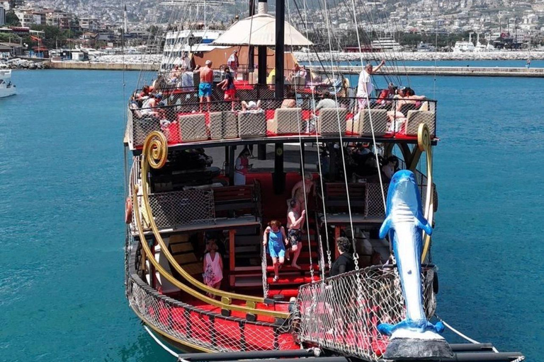 Alanya: Romantic Boat Tour with Lunch and Drinks
