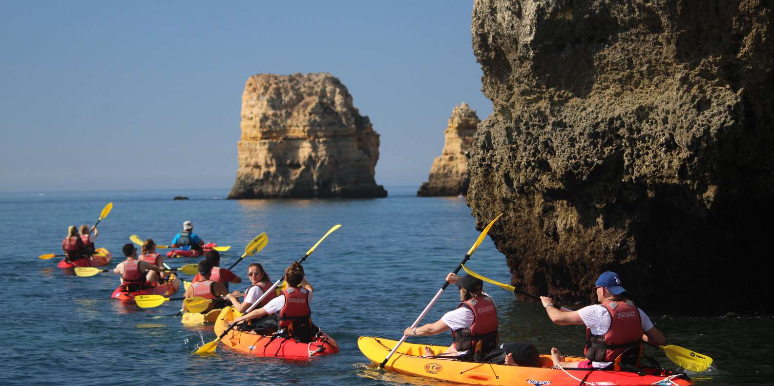 Lagos: Guided Kayak Tour and Snorkel