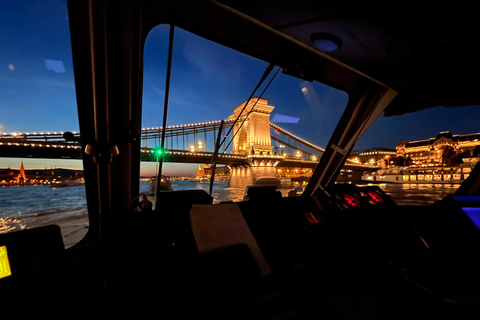 Budapest: Crociera in barca Bistro con cena