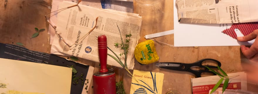 Foligno : atelier créatif d'impression artisanale sur le SELF avec dégustation