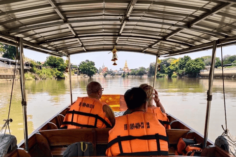 From Bangkok: Private Ayutthaya Temple Tour with Boat Cruise