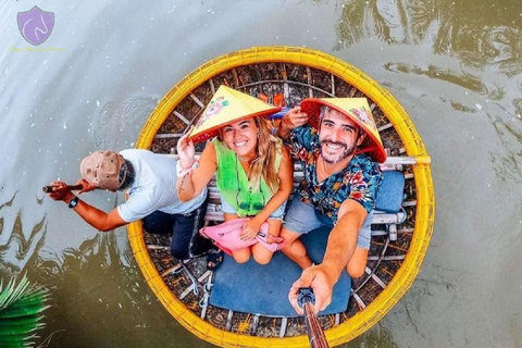 Hoi An : tour en bateau de Cam Thanh avec panier en bambou