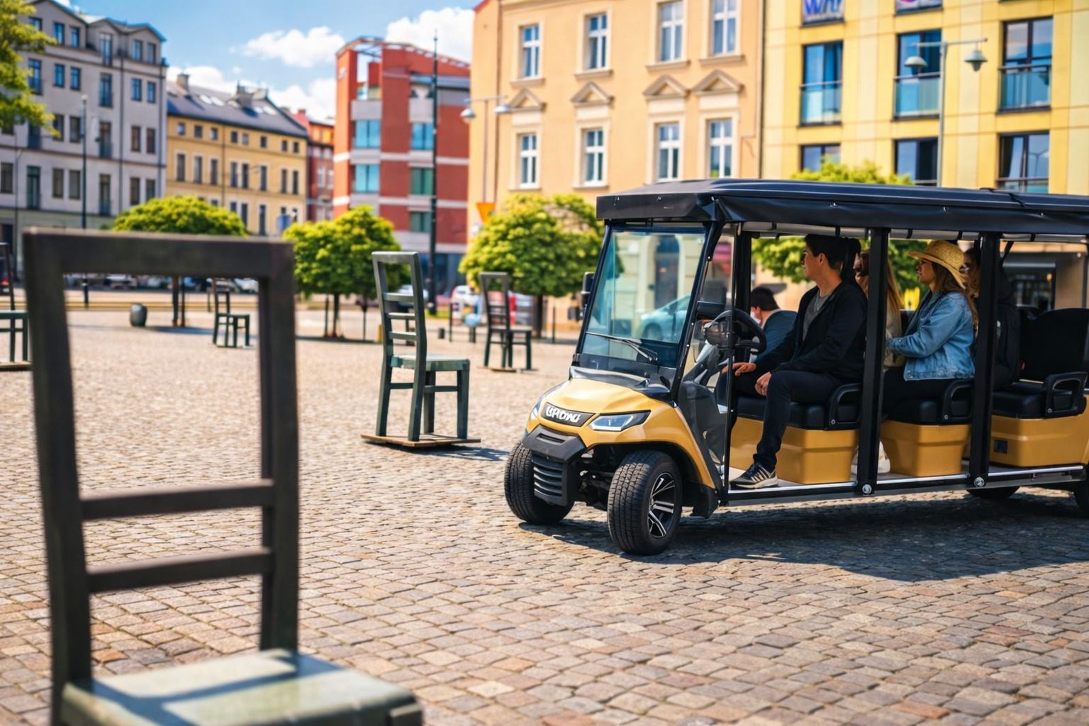 Krakau: Stadterlebnis mit Audioguide im Golfwagen