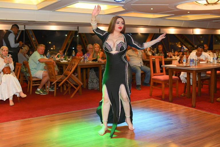 Cairo: Opal Nile Romantic Dinner Cruise & Live Entertainment Including Transfer (Pickup & Drop-off)