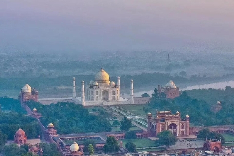 Van Delhi: 2-daagse Agra & Jaipur Golden Triangle TourZonder hotel