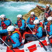 Rivière Soca, Slovénie : rafting en eaux vives