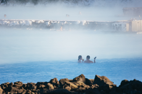 Reykjavík: Fagradalsfjall vulkaanwandeling en Blue LagoonTour met hotel ophaalservice