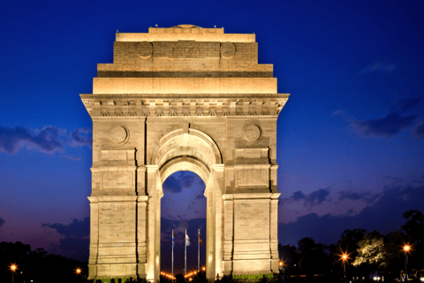 Delhi: Old and New Delhi Private City Tour and Transfer Old and New Delhi Private City Tour without Entry Tickets