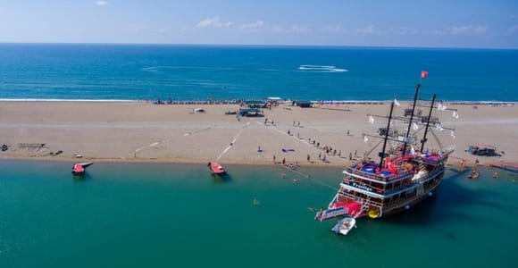Side: Boat Tour with River, Sea & Swim Stops