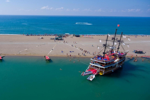 Side: Boat Tour with River, Sea & Swim Stops Side Coast & Ancient Views Boat Tour