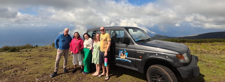 Safari en 4x4 à Madère : Porto Moniz, piscines de lave et Fanal