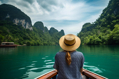 Khao Sok: Private Longtail Boat Tour at Cheow Lan LakeOption 2: 4-Hour Tour with Hotel Pickup and Drop-Off