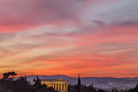 Athens at Night Enchanting Walking Tour and Dinner Delights