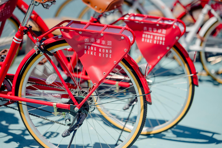 Victoria Harbour Shoreline Bike + Street Food Half-day Tour