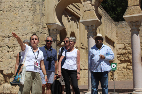 Guided visit to the Mosque of Cordoba and Medina Azahara Spanish with bus