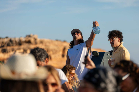 Ibiza: Formentera Full-Day Boat Trip with Sunset Party
