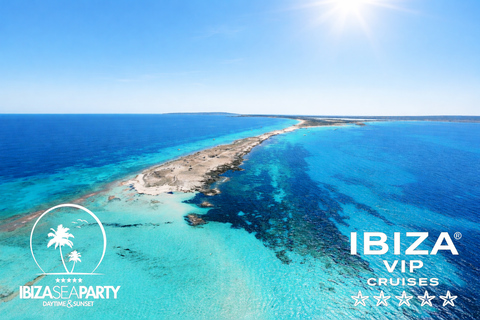Ibiza: Formentera VIP Boat Paella, BBQ, OpenBar, DJ & Sunset BASIC TICKET with 5h Open Bar & Breakfast