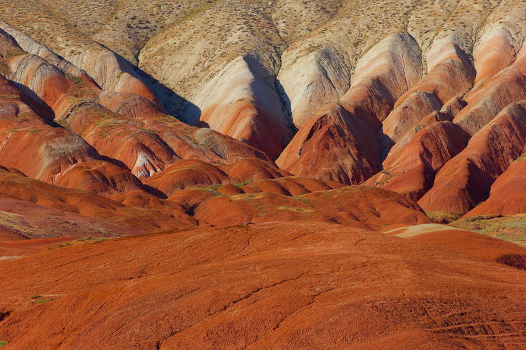 Pink Tour: Pink Lake, Candy Cane & Beshbarmag Mountains