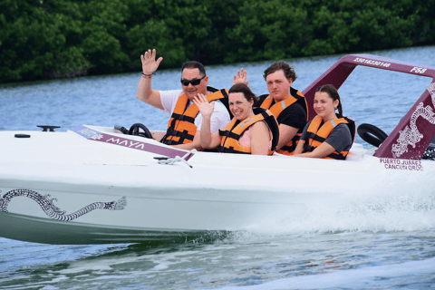 Cancun: Mayan Jungle Tour with Speedboat & Snacks Cancun: Mayan Jungle Tour with Speedboat & Snack w/ Transfer