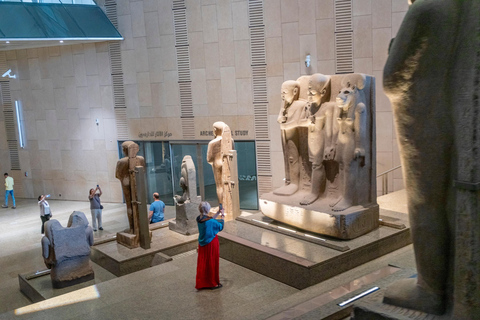 Grand Egyptian Museum & Khan El Khalili Bazaar Guided Tour Shared Tour with Entry Ticket