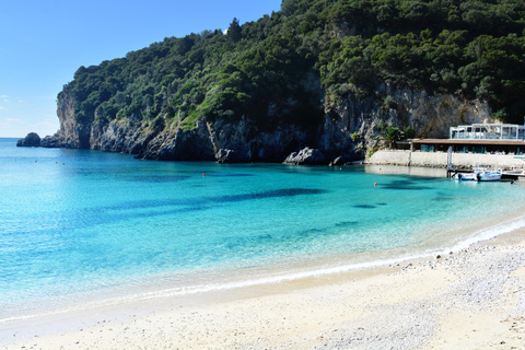 Excursão particular a Corfu - Paleokastritsa e praia de Glyfada