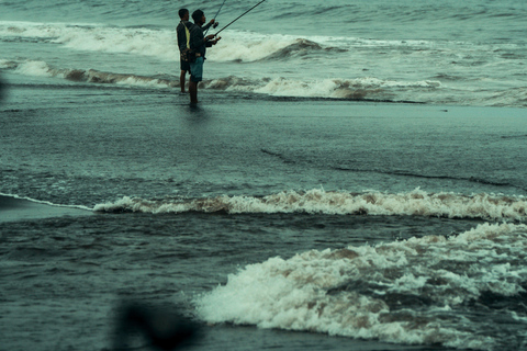 Sal: Surf Casting Fishing Experience with Hotel Pickup