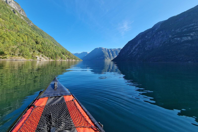 Hellesylt: Beginner-Friendly Fjord Kayaking Experience