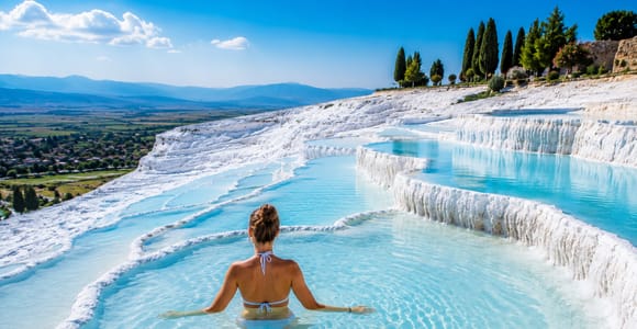 Antalya/Kemer: Pamukkale & Hierapolis Day Trip with Lunch