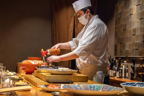 Hochwertiges Sushi &amp; Tempura-Essen in Ginza