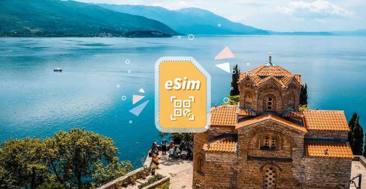 North Macedonia/Europe: eSim Mobile Data Plan