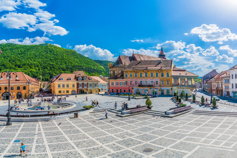 Vanuit Boekarest: Dagtrip naar Peles, Kasteel van Dracula, Brasov