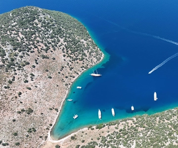 Navegue pela Turquia: Cruzeiro de Gulet de Olympos a Fethiye