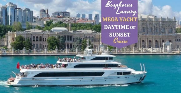 Istanbul: Tages- oder Sonnenuntergangs-Sightseeing-Kreuzfahrt & Audioguide