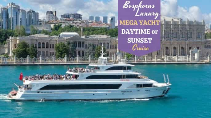 Istanbul: Bosphorus Sunset Sightseeing Cruise & Audio Guide