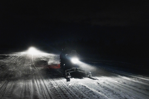 Levi: Nordlicht Tour am frühen Abend