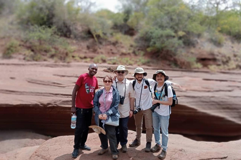 Ab Moshi: Tagestour zum Chala-See mit Wanderung und Kanusafari