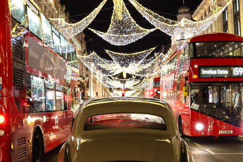 London: Christmas Lights Tour in a Vintage Rolls Royce