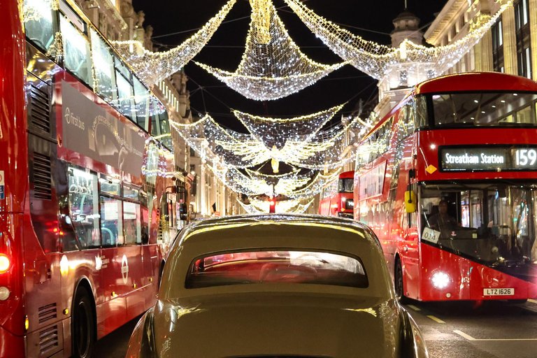 London: Christmas Lights Tour in a Vintage Rolls Royce
