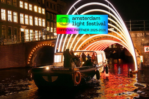 Amsterdam Light Festival Cruise with Optional Hot Drinks Amsterdam Light Festival Cruise with 1 Drink