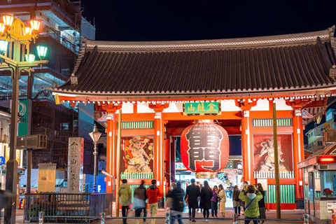 Tokyo: Asakusa Guided Food Tour with 12 Dishes & 3 Drinks