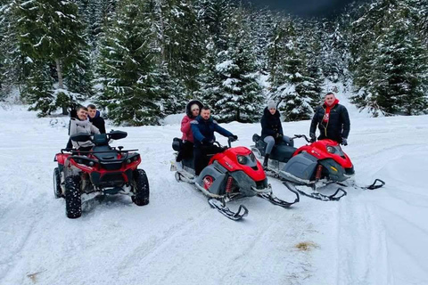 Brașov: Snowmobile Adventure with Hotel Pickup