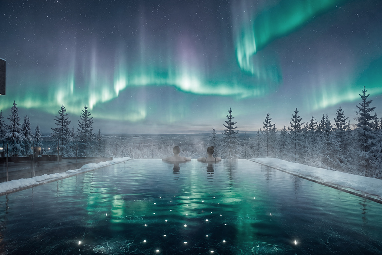 Rovaniemi: Arctic Spa with Lapland’s Only Infinity Pool Rovaniemi: Culta Arctic Spa Experience in SkyView Igloos
