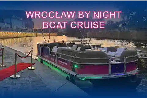 Wroclaw på natten - båttur i Gamla stan på natten