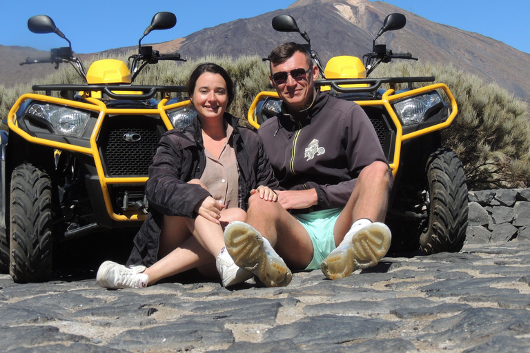 Tenerife: Quad Adventure to Mount Teide with Off-Road two person on 1 quad (double)