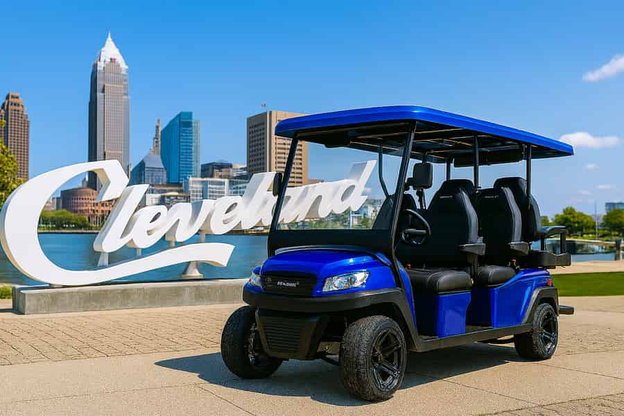 Cleveland: Geführte private Stadtführung in einem Premium-Golfwagen. Foto: GetYourGuide